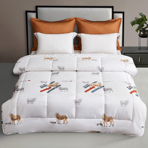 梦洁 暖馨羊毛厚被（2000G） 商品图6