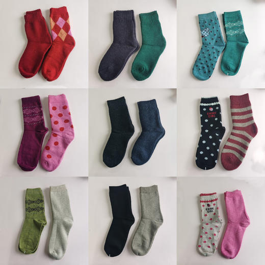 【59元4双】男士/女士秋冬羊绒袜羊毛袜【孤品/样品袜】 商品图0