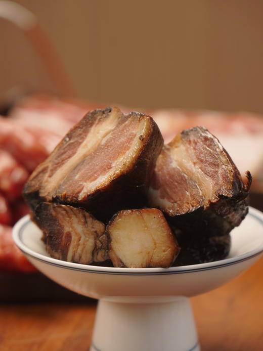 【买5送1】【农家腊味】【土香肠/酱腊肉/咸五花肉】精选农家散养猪肉制作 无添加 不熏制 500g/袋 商品图10