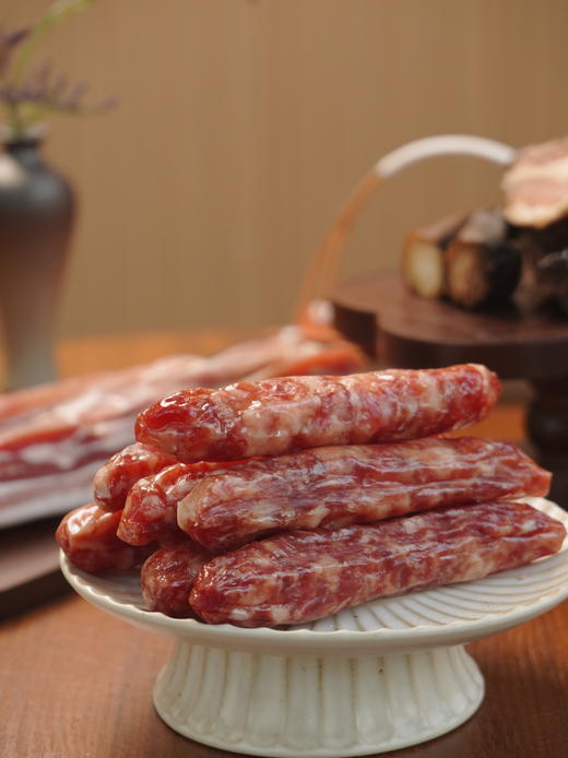 【买5送1】【农家腊味】【土香肠/酱腊肉/咸五花肉】精选农家散养猪肉制作 无添加 不熏制 500g/袋 商品图4