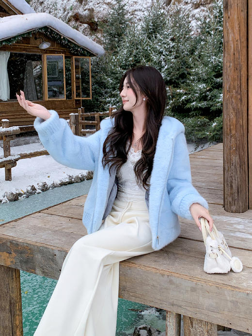 张心子【腿精出击】高腰厚实保暖加绒休闲裤裤子 U2511111 商品图6