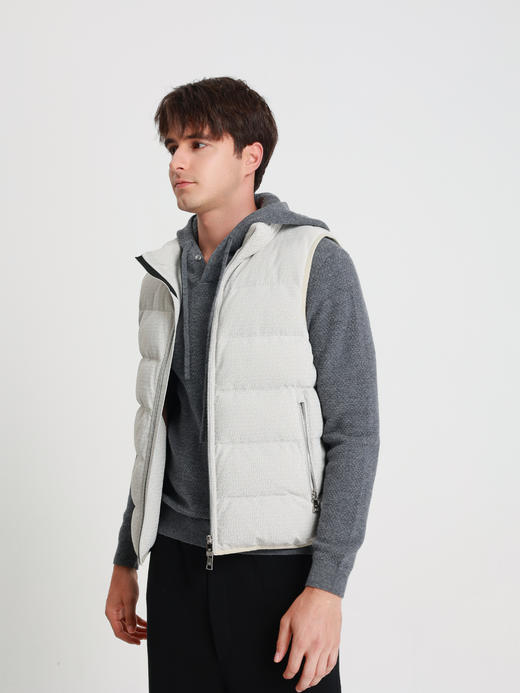 callisto米色轻量鹅绒马夹 商品图3