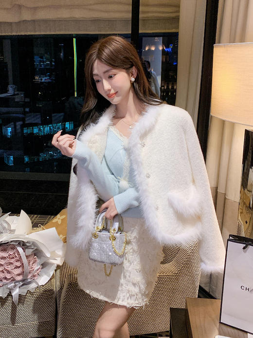 张心子【心动甜心】V领厚实保暖针织衫上衣  U2511087 商品图6