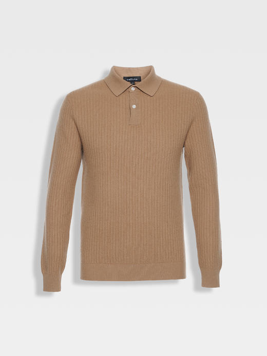 callisto橄榄绿羊毛羊绒混纺毛衣 商品图5