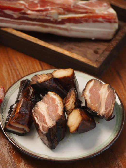 【买5送1】【农家腊味】【土香肠/酱腊肉/咸五花肉】精选农家散养猪肉制作 无添加 不熏制 500g/袋 商品图7