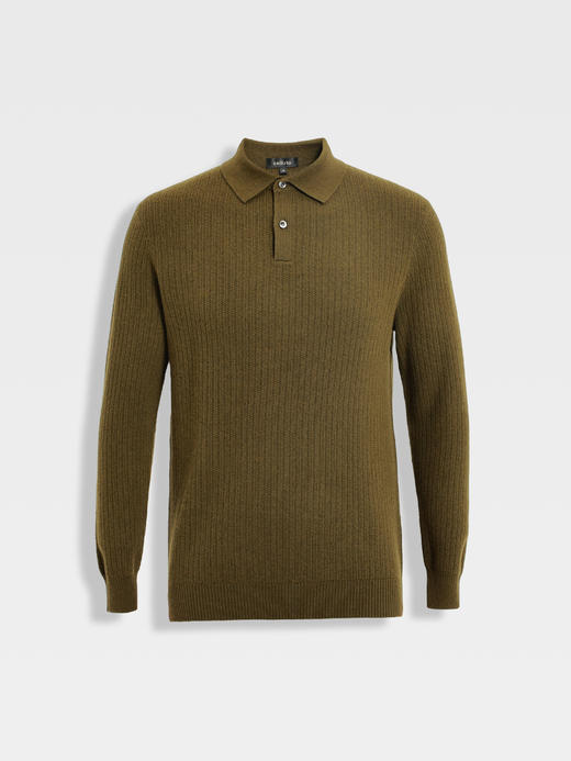 callisto卡其羊毛羊绒混纺毛衣 商品图10