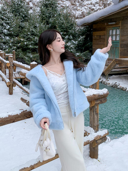 张心子【腿精出击】高腰厚实保暖加绒休闲裤裤子 U2511111 商品图4