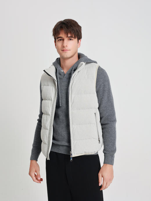 callisto米色轻量鹅绒马夹 商品图2