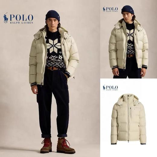 拉夫男女款刺绣小马标90白鸭绒连帽羽绒服 商品图4