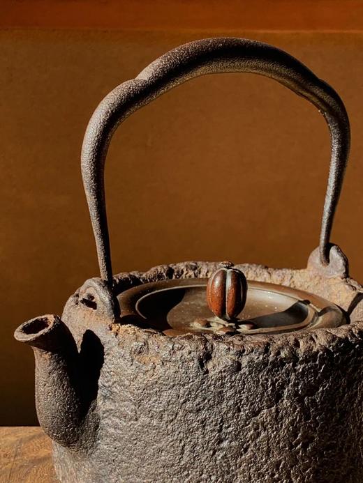 树皮纹茶道老提梁铁壶，顺丰包邮 商品图4