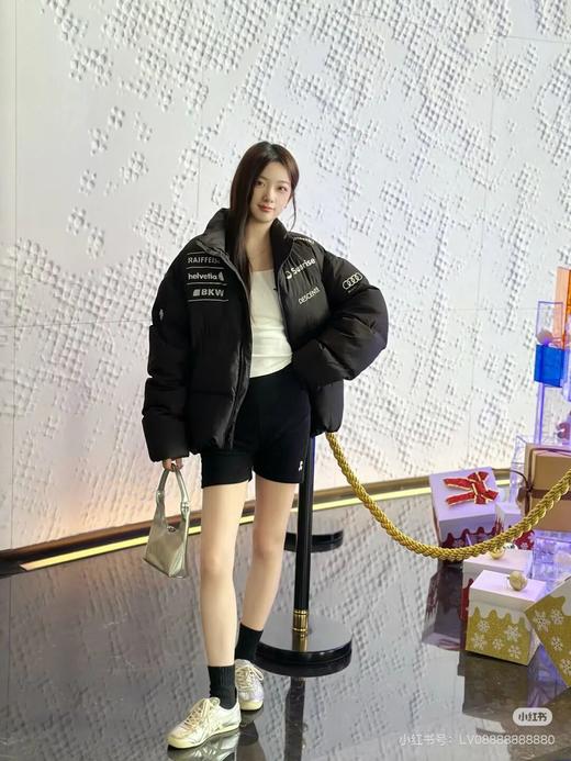 迪桑特情侣款户外鹅绒立领短款羽绒服 商品图1