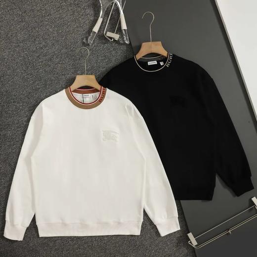 BUR新款战马植绒小标圆领卫衣 商品图0