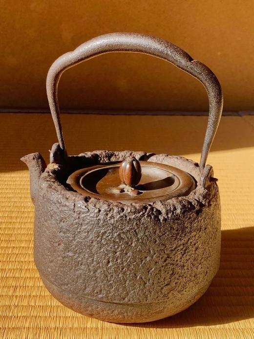 树皮纹茶道老提梁铁壶，顺丰包邮 商品图1