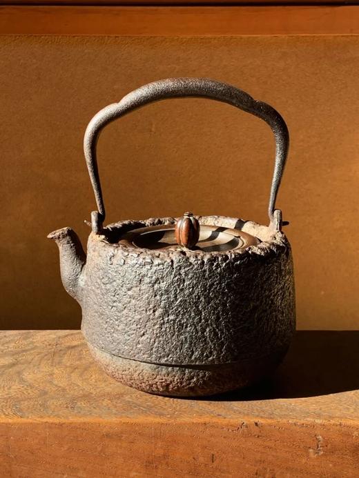 树皮纹茶道老提梁铁壶，顺丰包邮 商品图3