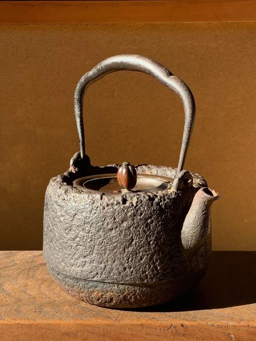 树皮纹茶道老提梁铁壶，顺丰包邮 商品图2