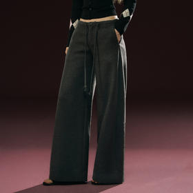 Ariseism 美式复古设计感秋冬加厚休闲裤女秋季新款长裤子