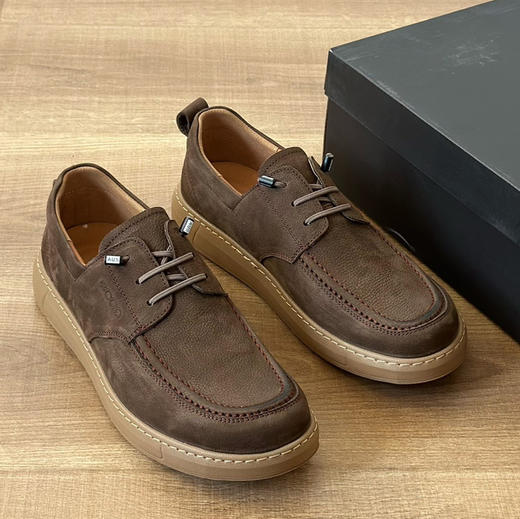 ECCO爱步 男士牛皮皮鞋休闲鞋 商品图1