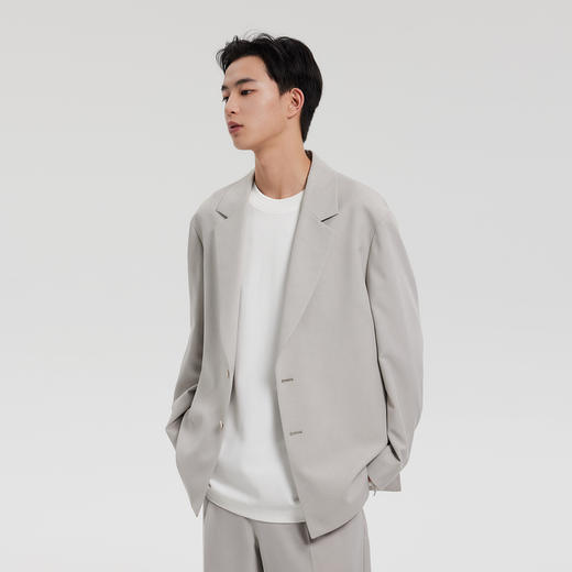 MODE COMMUTER | MC冬季通勤时尚纹理西装夹克单西男MCE113173D 商品图2