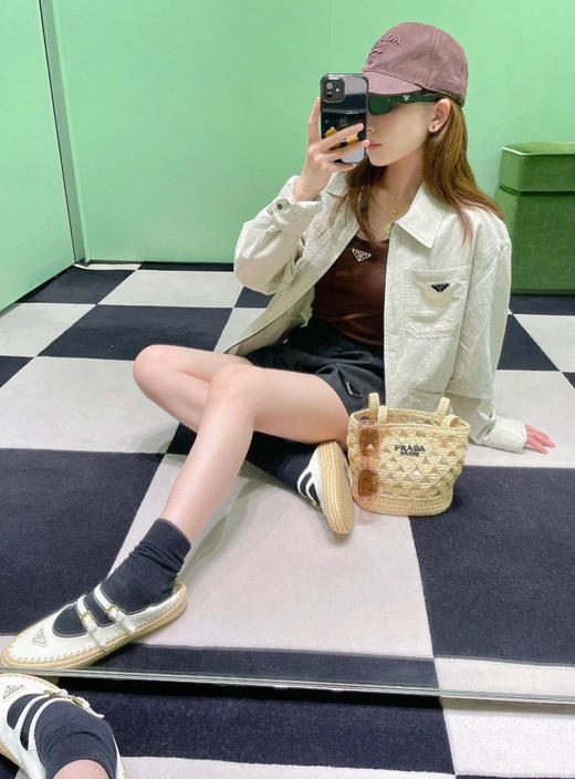 普拉达 25FW三角标夹克衬衫外套（DY） 商品图6