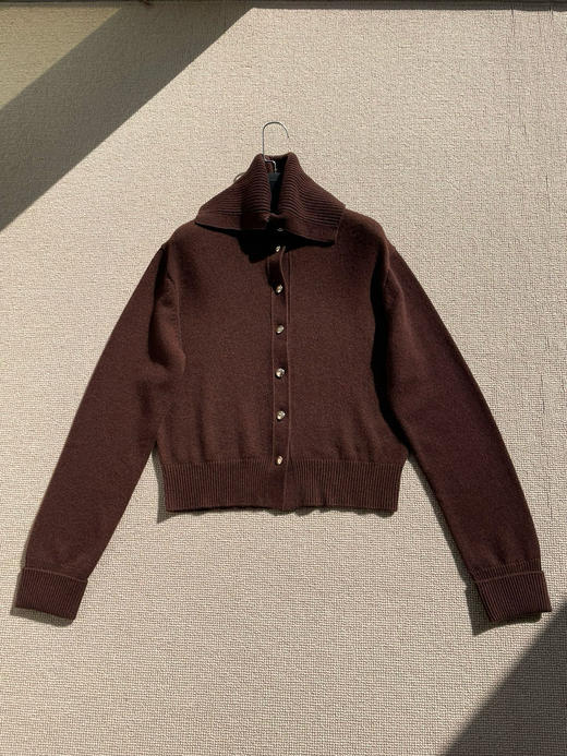 1120-4 独家圆正 小禾 翻领羊绒开衫 商品图11