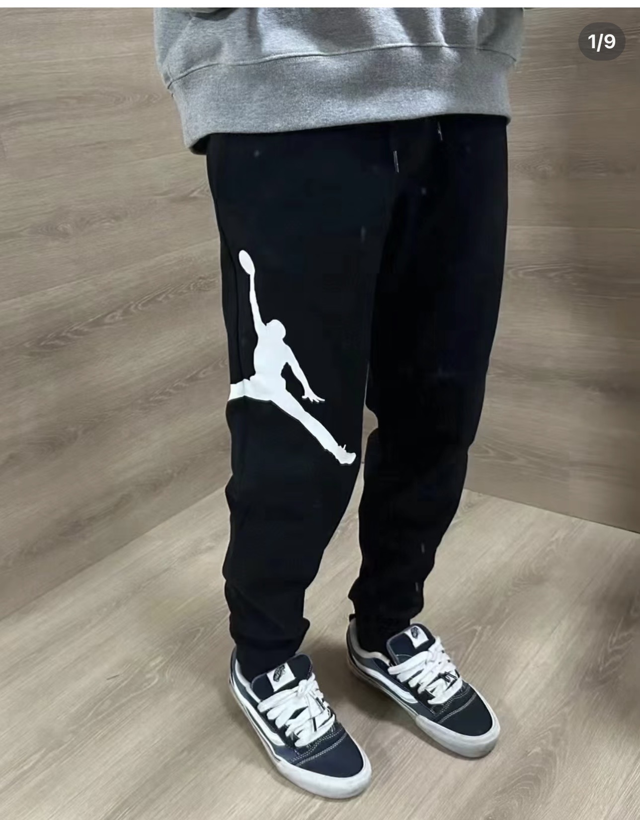 付款减库存，加绒款！  nk 乔丹aj飞人大logo印花长裤   侧腿大飞人裤