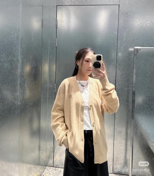 Acne Studios · 针织羊毛刺绣笑脸开衫 商品图10