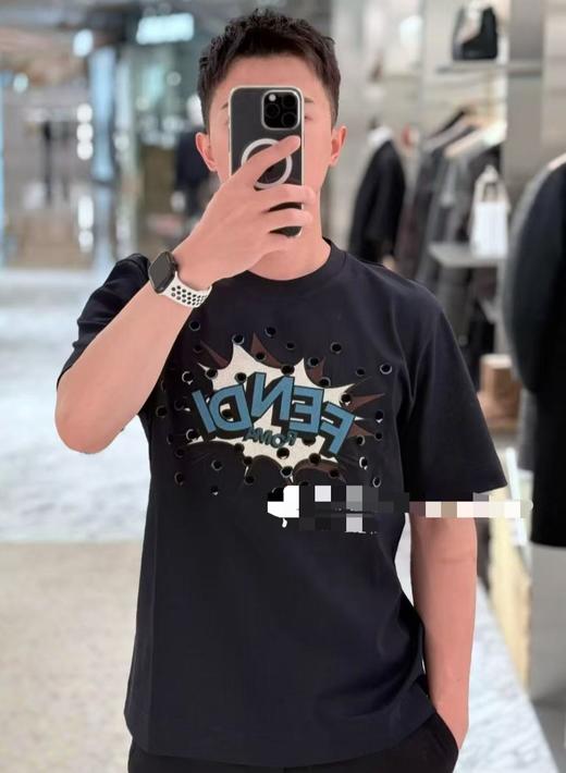 男款刺绣短袖T恤he011 商品图3