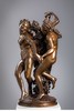 独角鹿西洋古董19世纪法国雕塑大师Jean-Baptiste Carpeaux签名出品青铜群雕「Les trois GrâcesLes trois Grâces 美惠三女神」 商品缩略图2