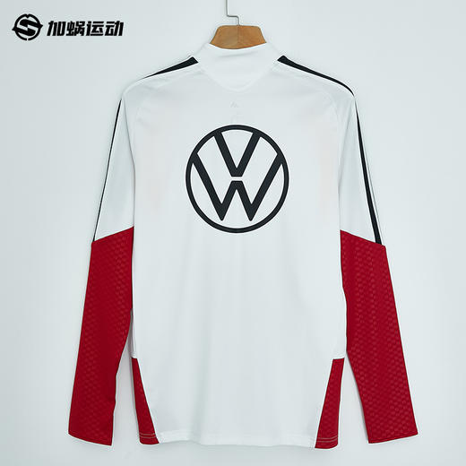 SFS阿迪达斯2026世界杯德国半拉链长袖冬训训练服运动男 KB4492 商品图1