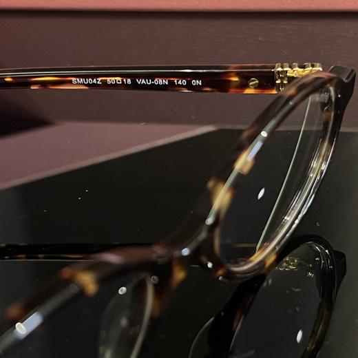 MIU家镜腿标识椭圆形功能性眼镜玳瑁色无度数 商品图13