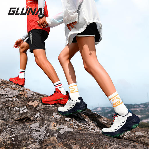 GLUNA哥鲁纳户外越野跑鞋 崇山系列 男女款 徒步登山鞋 防泼水止滑透气 商品图3