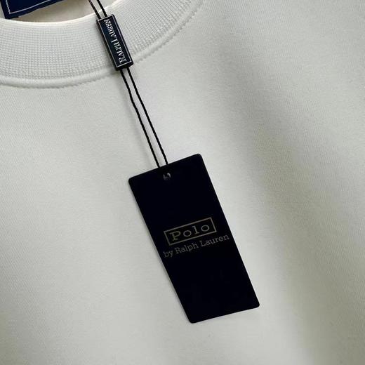 D112029新款精典骑士小标logo休闲情侣加绒圆领卫衣 商品图8