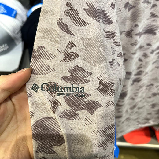 Columbia/哥伦比亚 PFG系列 男士春秋户外30UPF防晒圆领长袖T恤 商品图3