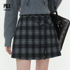 P&X设计师女装2025冬季A字包臀格纹百搭半身短裙825407090 格子 商品缩略图0