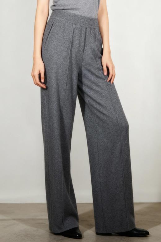 重磅高腰羊毛直筒裤抗起球面料可机洗 商品图5