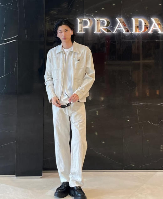 普拉达 25FW三角标夹克衬衫外套（DY） 商品图3
