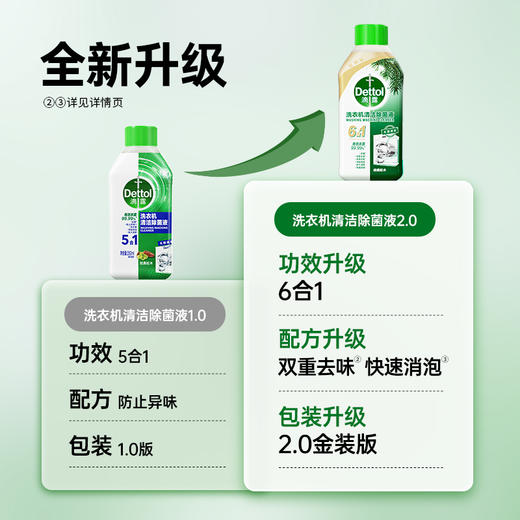 滴露洗衣机清洁除菌液金装版经典松木250ml 商品图4
