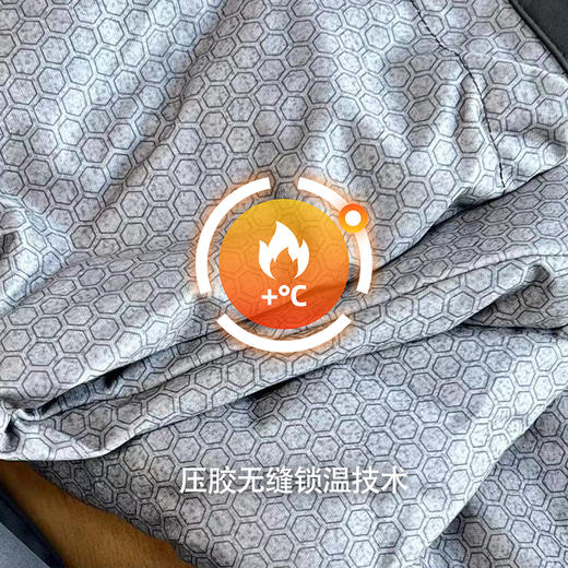 【抗冻战裤 90白绒+石墨烯发热层 多层无痕锁绒】罗蒙ROMON防风抗寒鹅绒裤 商品图1