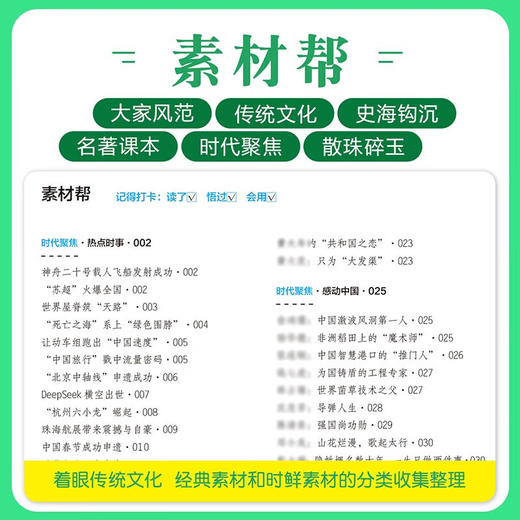 2026考点帮作文超级素材高中 高一二三优秀满分议论文热点写作高中高考语文作文素材品读经典 商品图1