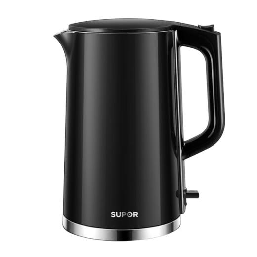 苏泊尔（SUPOR）电水壶烧水壶双层防烫大功率无缝内胆家用316L1.7L大容量电热水壶电热水壶自动断电SW-17S16L 商品图0