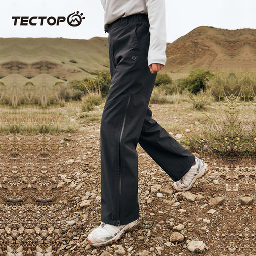 探拓冲锋裤硬壳女士户外防风防水秋冬登山徒步透气耐磨骑行机能裤 商品图5