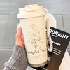 【双饮设计❗️长效保温保冷】时尚铃兰花保温杯女生高颜值咖啡杯不锈钢吸管杯学生水杯办公杯子。ja 商品缩略图0