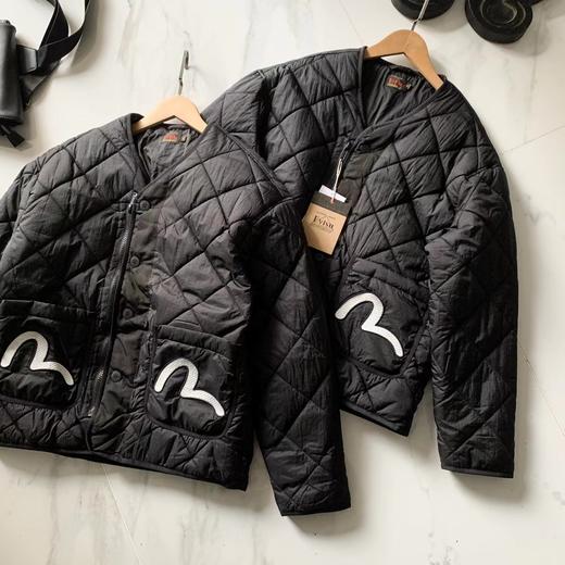 D112009秋冬款小M格子纹圆领羽绒棉夹克外套男女同款 商品图2