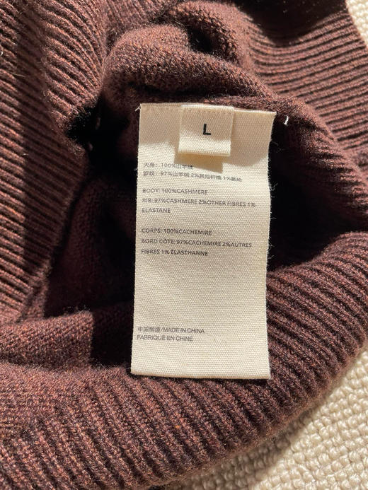 1120-4 独家圆正 小禾 翻领羊绒开衫 商品图14