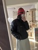 D112044日系纯色方格超轻量化立领绒羽绒服 商品缩略图7