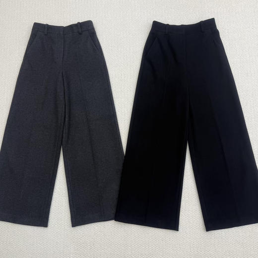 Theory秋冬厚款阔腿长裤。 自己备注号码颜色。黑色。深灰色 商品图3