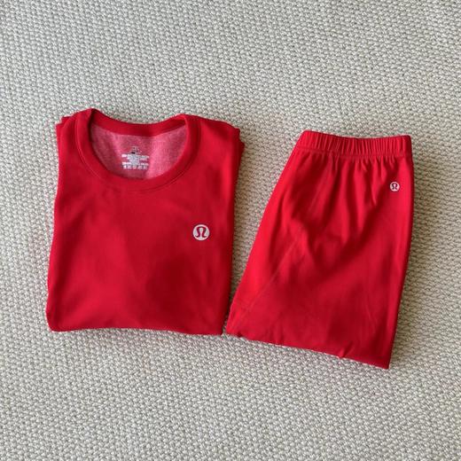 D112015新年本命年红运保暖套装圆领+弹力腰头秋衣套装 商品图2