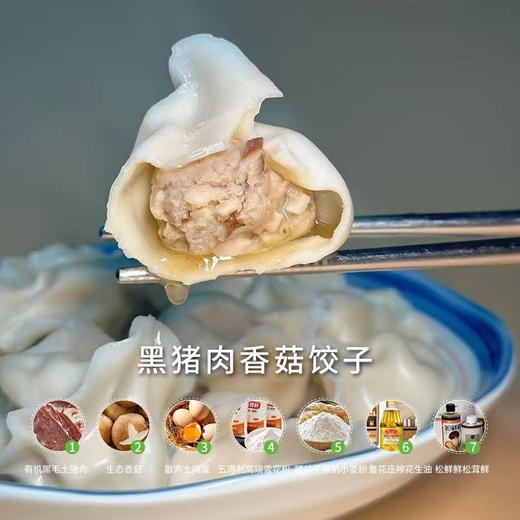 三份包邮【厨房手工水饺】 多口味手工水饺组合装 有机黑猪肉系列/韭菜鸡蛋 任选 每盒15只 满4盒赠送酸豆角一份 商品图3