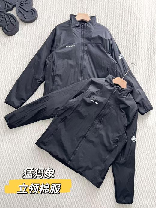 【ss1】男士户外运动轻量弹性防泼水立领棉服外套！！ 商品图1