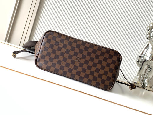 秋冬特惠💰1290 渠道级LV 【全钢五金 变码芯片】te级LV 全套包装 M41603咖啡格 经典购物袋 中号 商品图3